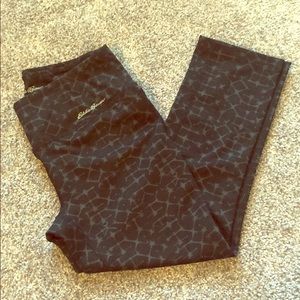 Eddie Bauer XS Capri Workout Athletic Pants